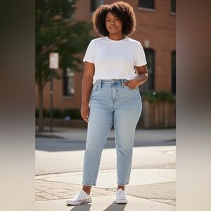 Madewell Light Blue Ankle Crop Jeans